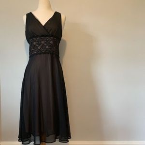 Lingerie Inspired Fit and Flare Dress